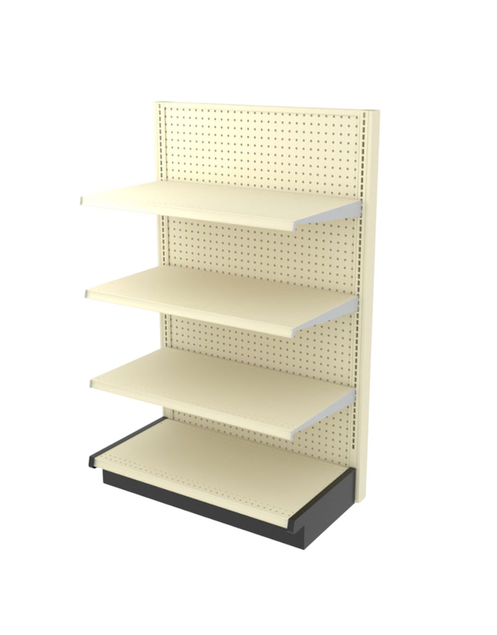 End Caps 3 Ft Wide , 54" High, Base Plus 3 Shelves
