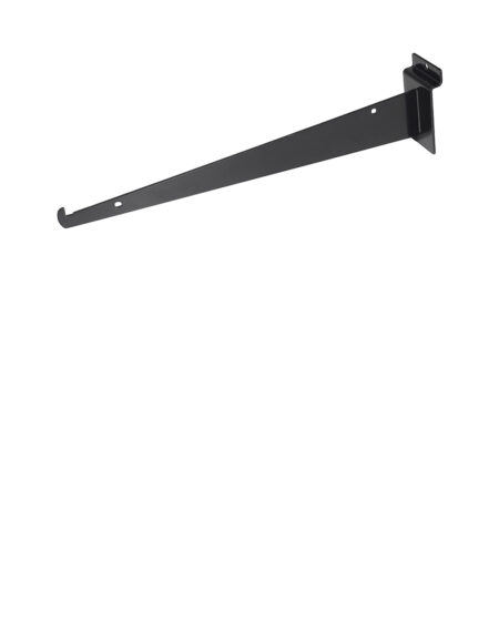 Slatwall Barakets - 12'', Black