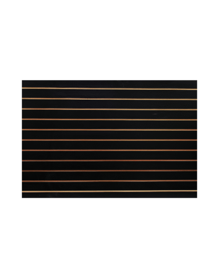 4 X 8ft Horizontal Black Slatwall Panel