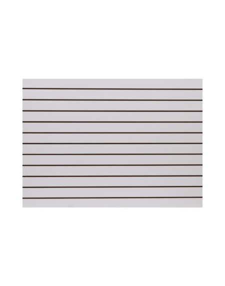 4 X 8ft Horizontal white Slatwall Panel