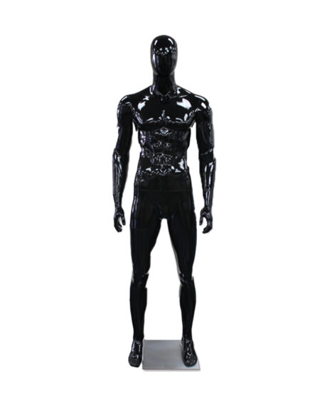 Egghead Male Full Body Mannequin Black