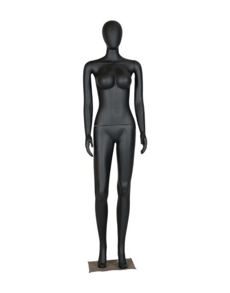 Female Full body Mannequin Matte Black