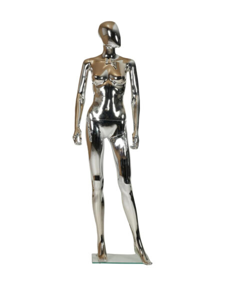 Egghead Female Full Body Mannequin- Silver