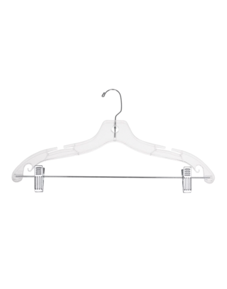 Suit Combo Hangers- 16.5" Clear