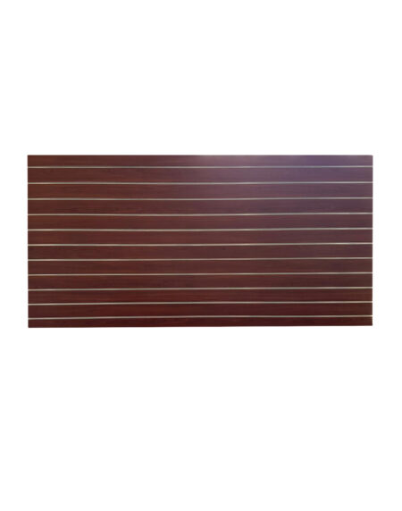 4 X 8ft Horizontal Cherry Slatwall Panel With Metal Inserts