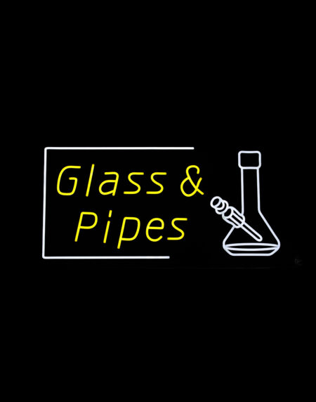 LED Neon GLASS & PIPES Sign