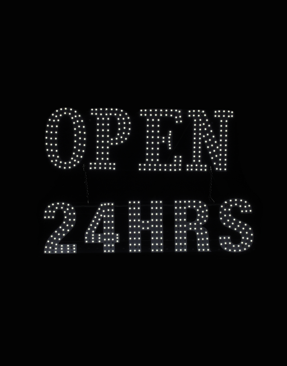 LED Business Sign - Open 24 Hrs