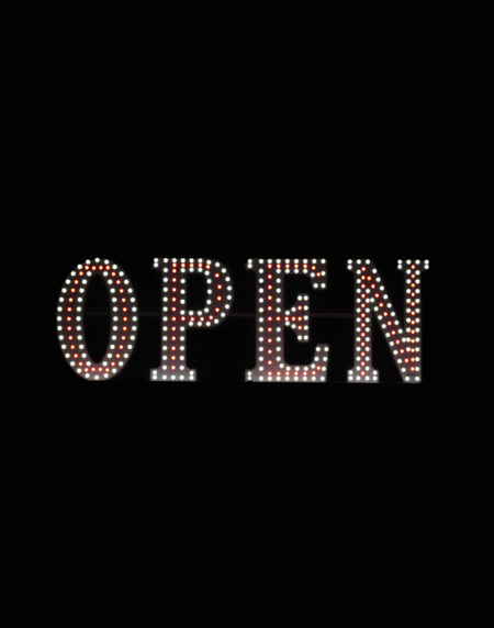 LED Business Sign - Open