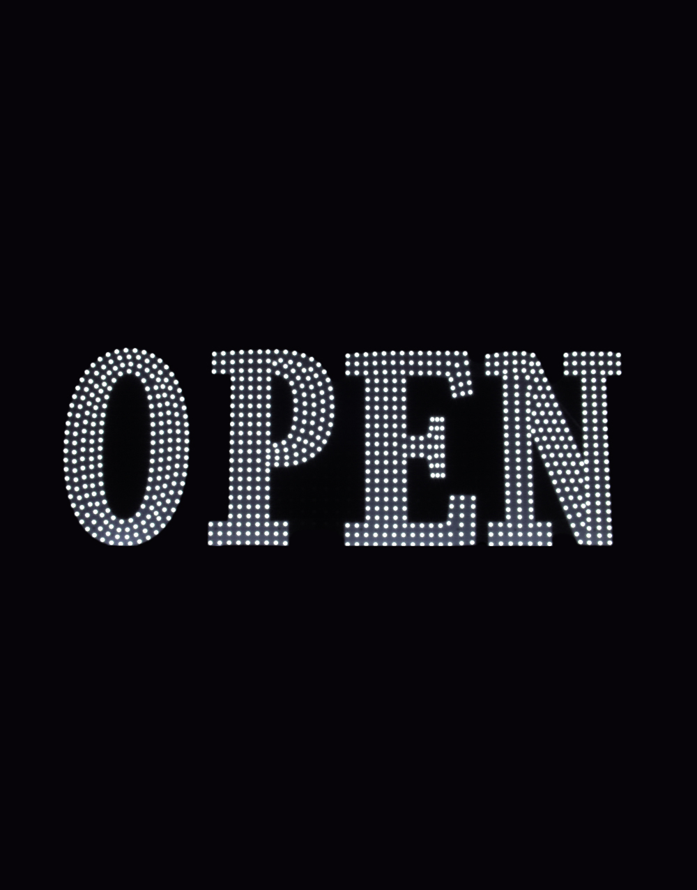 LED Business Sign - Open