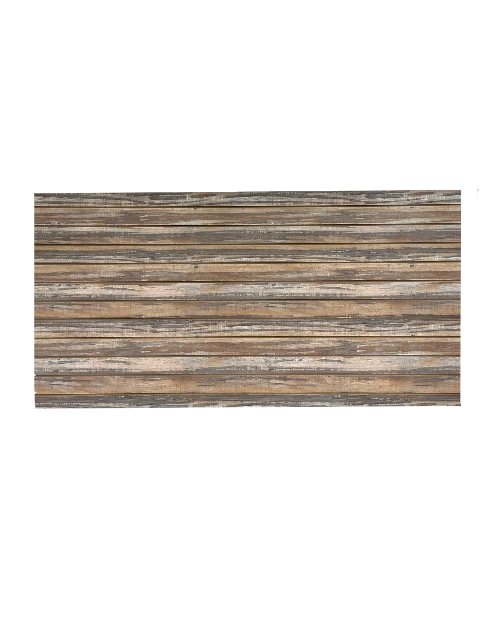 4 X 8ft Horizontal Rustic Slatwall Panel
