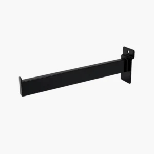 Straight faceout for slatwall display used to hang and showcase clothing or accessories