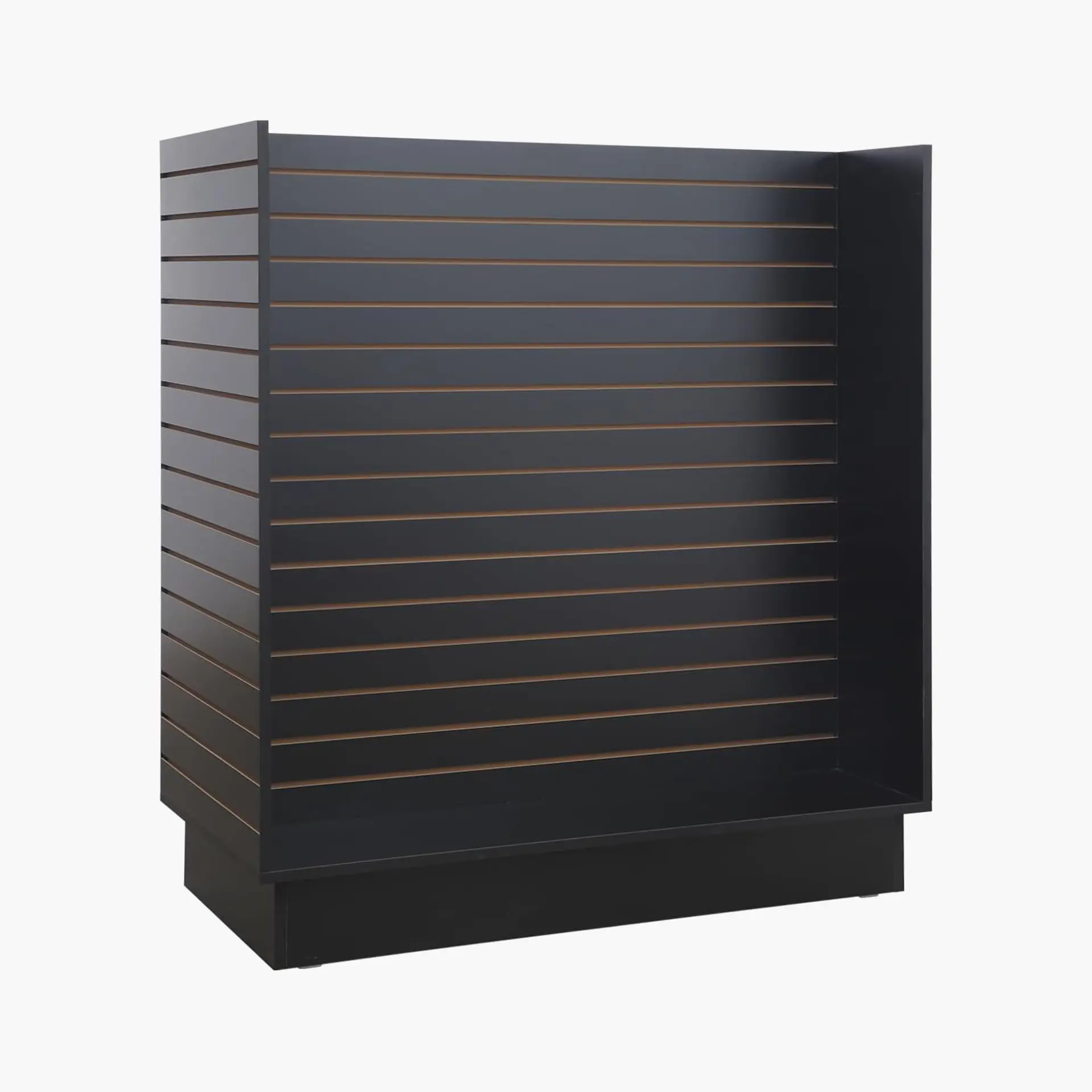 H-Unit Slatwall Gondola Display-Four Side Slatwall 4’Ft Wide X 54” Height