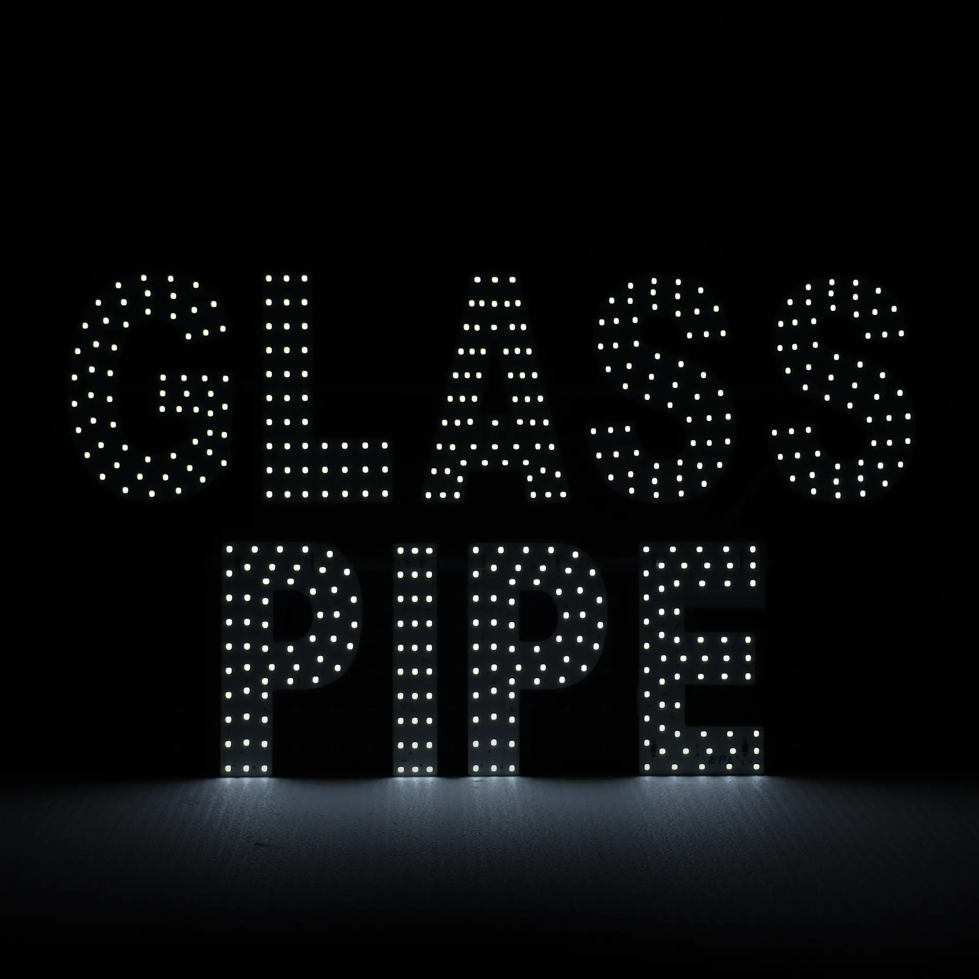 White LED Business Sign – Glass Pipe