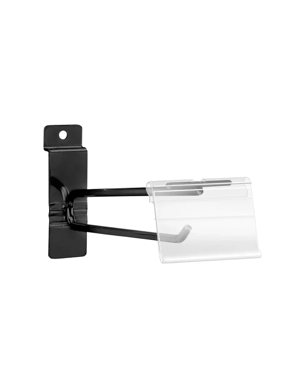 Scanner hooks for slatwall panels to hang and organize retail merchandise