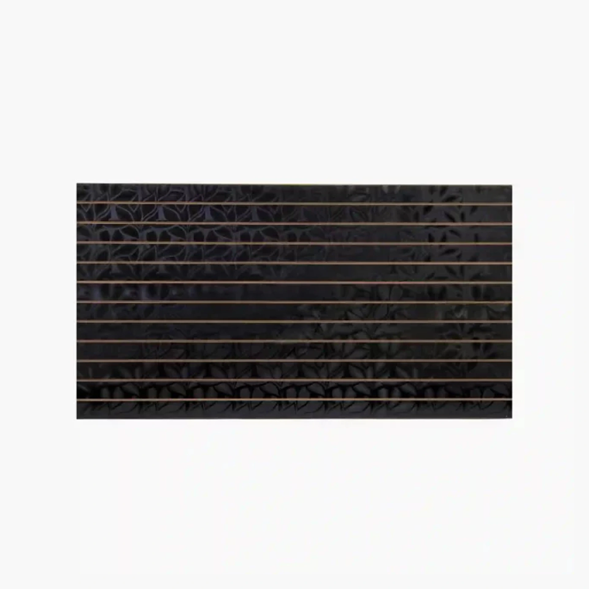 4 X 8ft Slatwall Panel Horizontal Black Magical