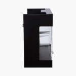 4 ft ledge top checkout counter with front showcase black(3)