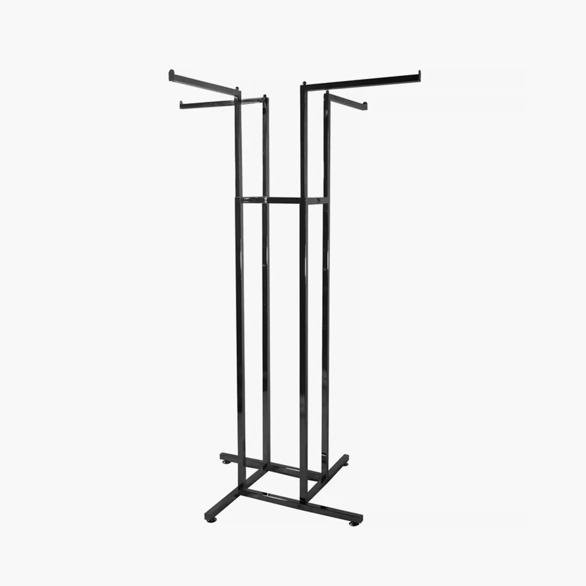 4-Way Clothing Rack with Straight Arms