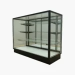 Black 4'ft Extra vision showcase for displaying jewelry and accessories in retail stores