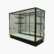 4_Ft Extra Vision Showcase - Black Black 4'ft Extra vision showcase for displaying jewelry and accessories in retail stores