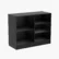 Black 4-foot wide wrap cash counter with flat top for retail checkout.