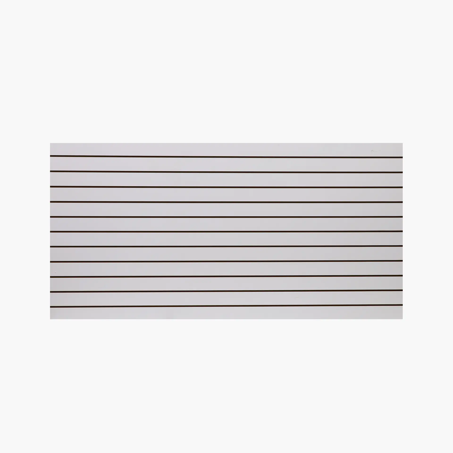 4x8ft Horizontal White MDF Slatwall Panel – Wall Display Panels