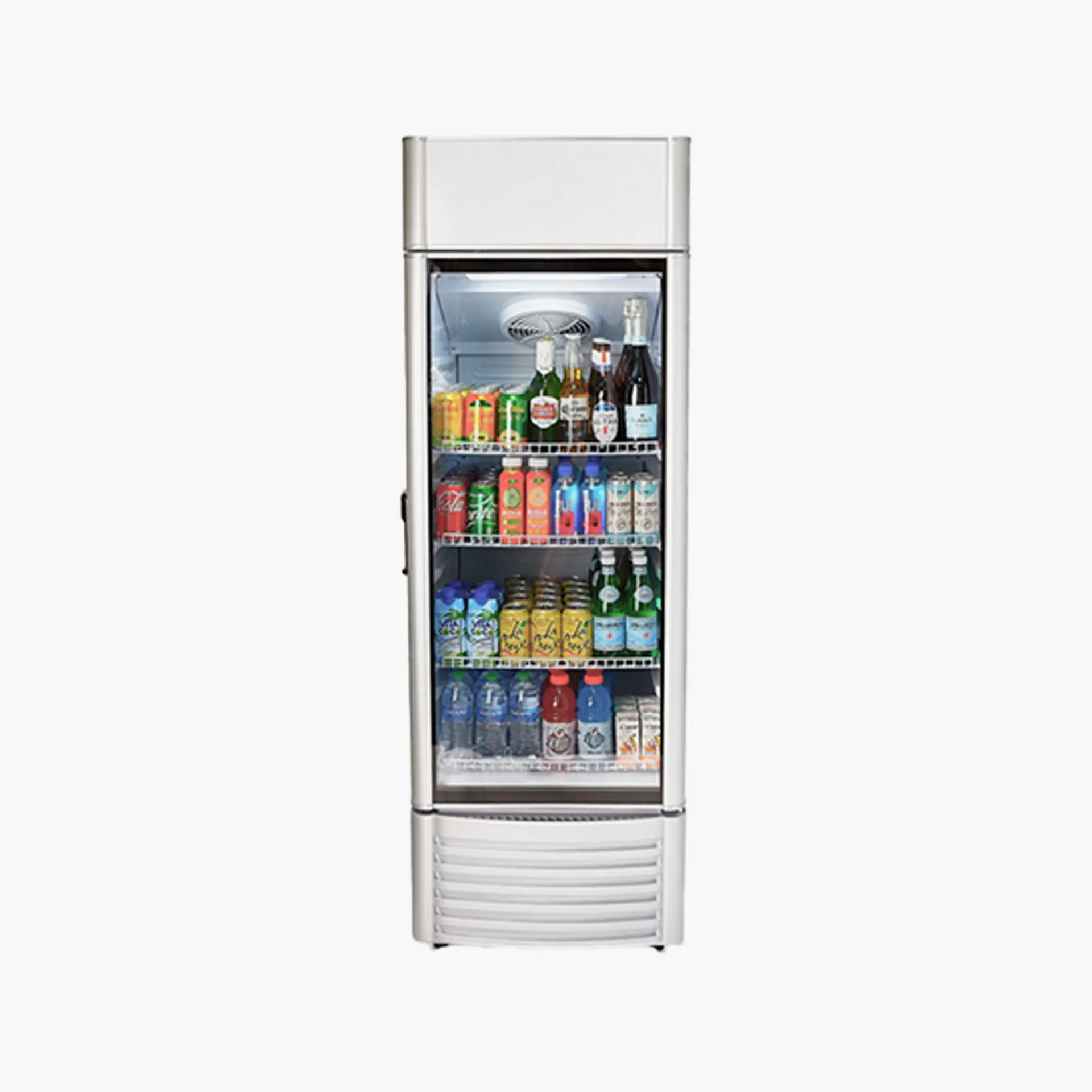 9.0 Cu. Ft. Single Glass Door Upright Display Cooler