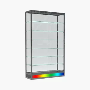 Extra Vision Wall Case With RGB Chasing Lights At Bottom