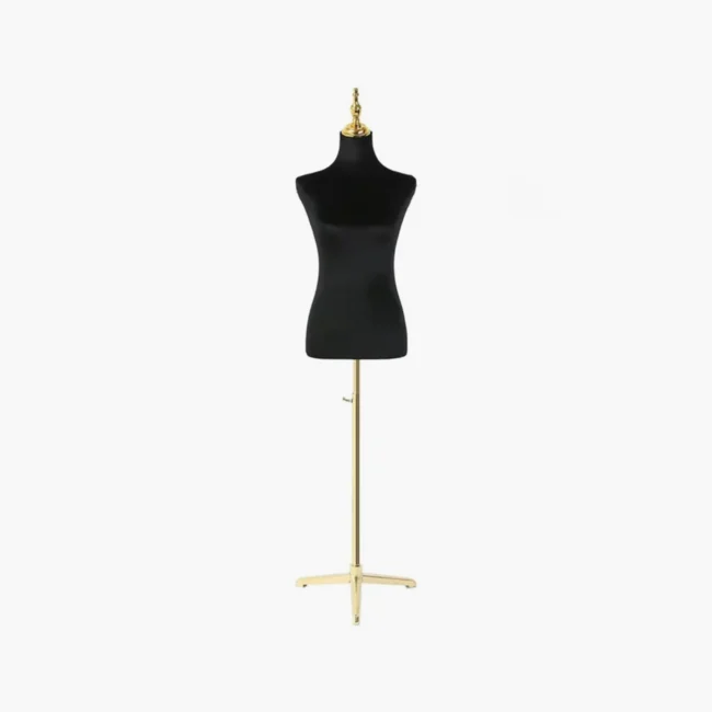 Female Mannequin Torso with Metal Tripod Stand  Display Form