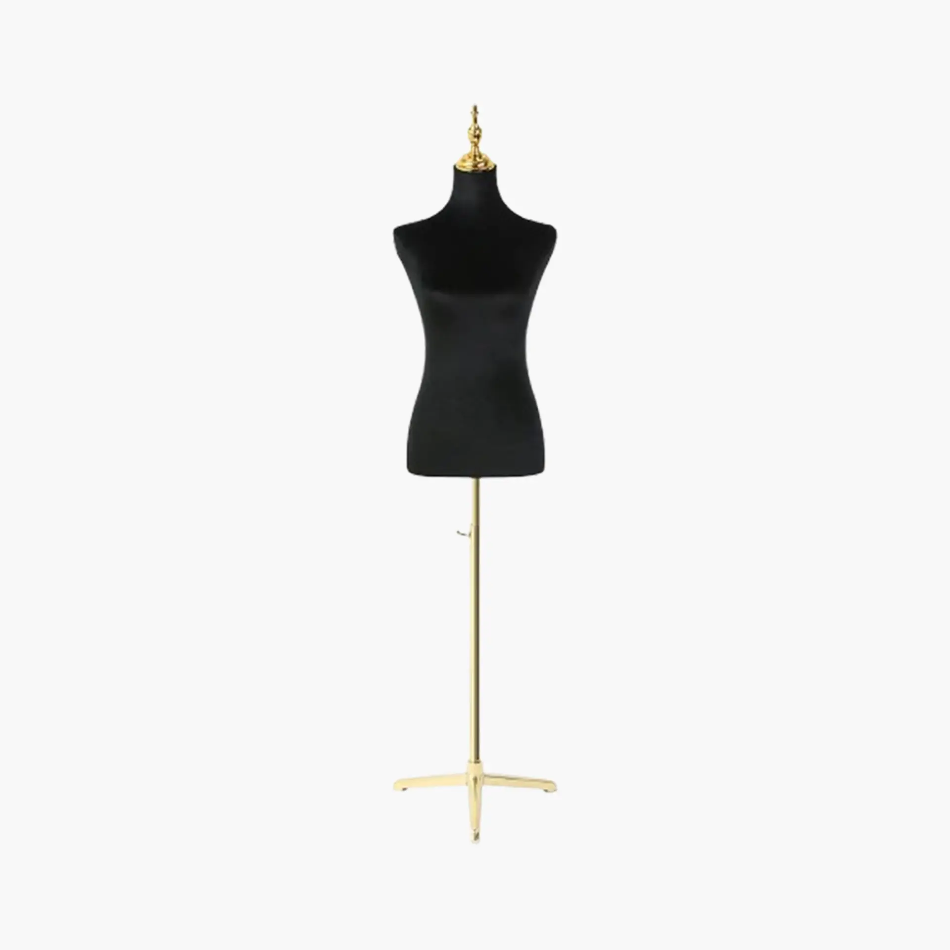 Female Mannequin Torso with Metal Tripod Base Stand