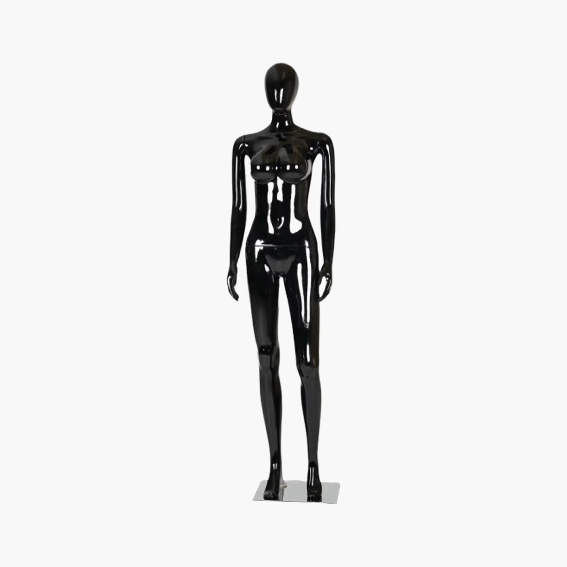 Female Full Body Mannequin – Glossy Black