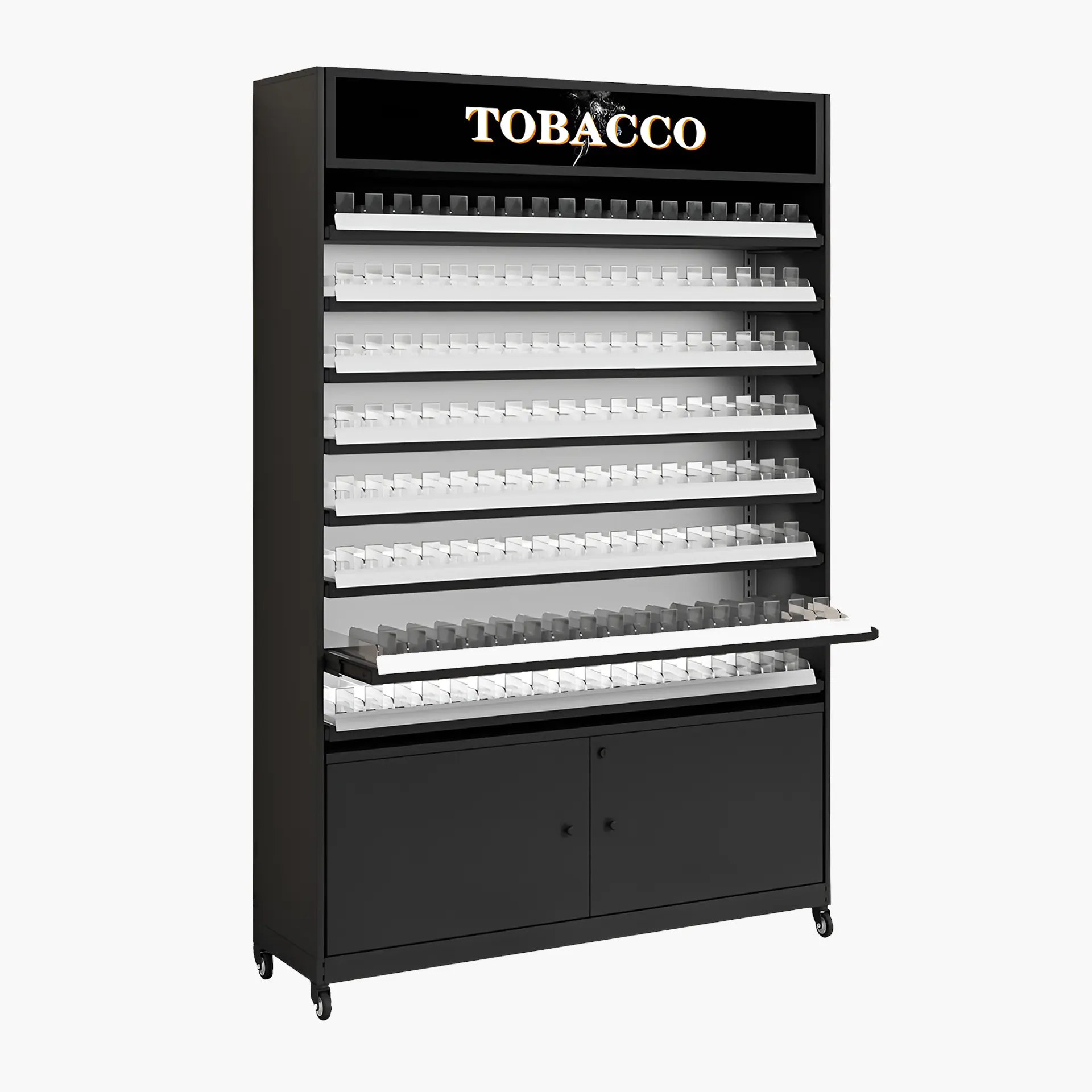 4 FT WIDE, 6 FT HEIGHT CIGARETTE DISPLAY STAND