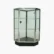 Extra vision corner silver display case for showcasing retail products with clear visibility