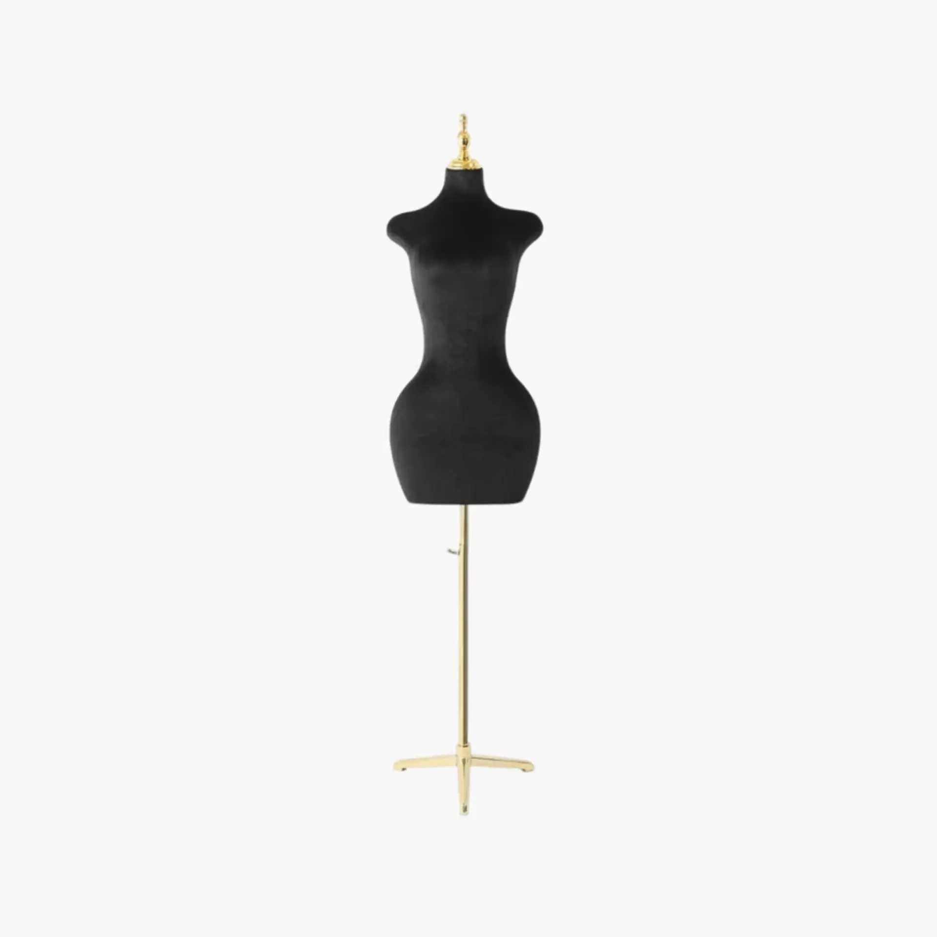 Female Torso Mannequin With Metal Tripod Stand