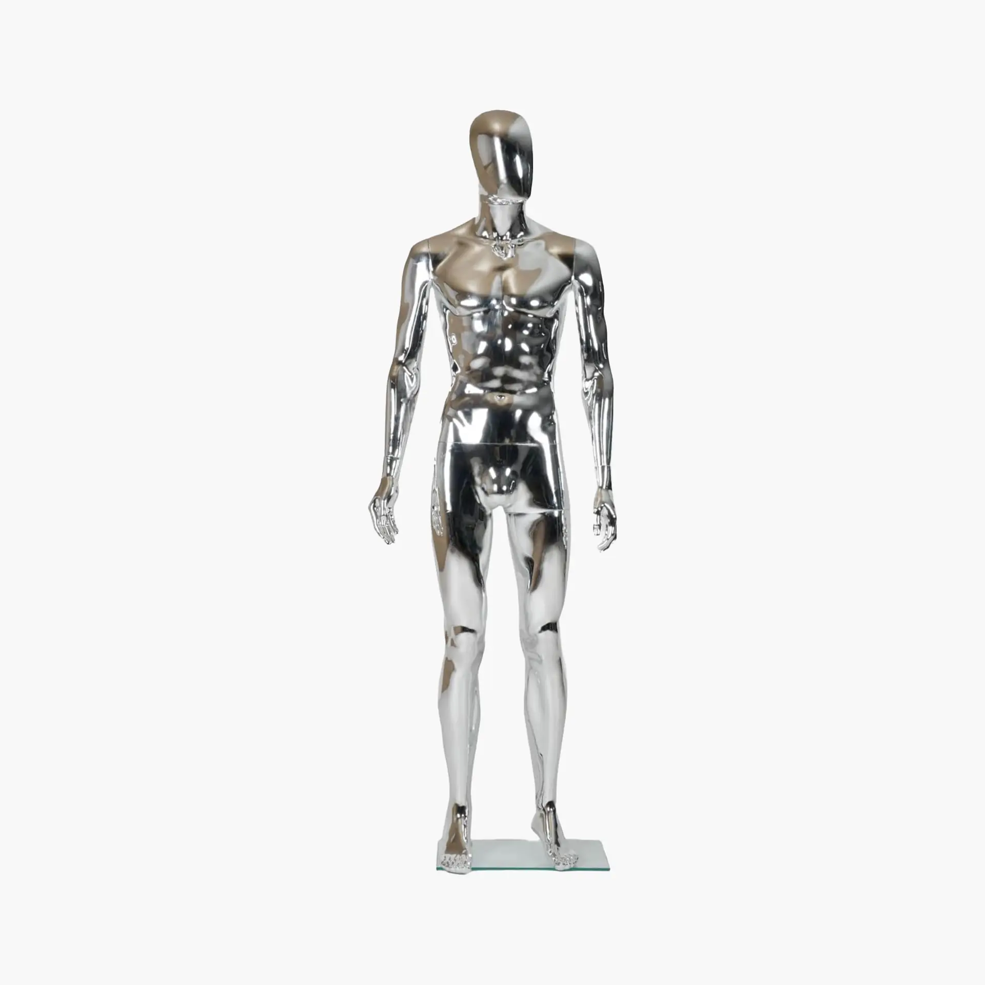 Full Body Male Mannequin- Silver