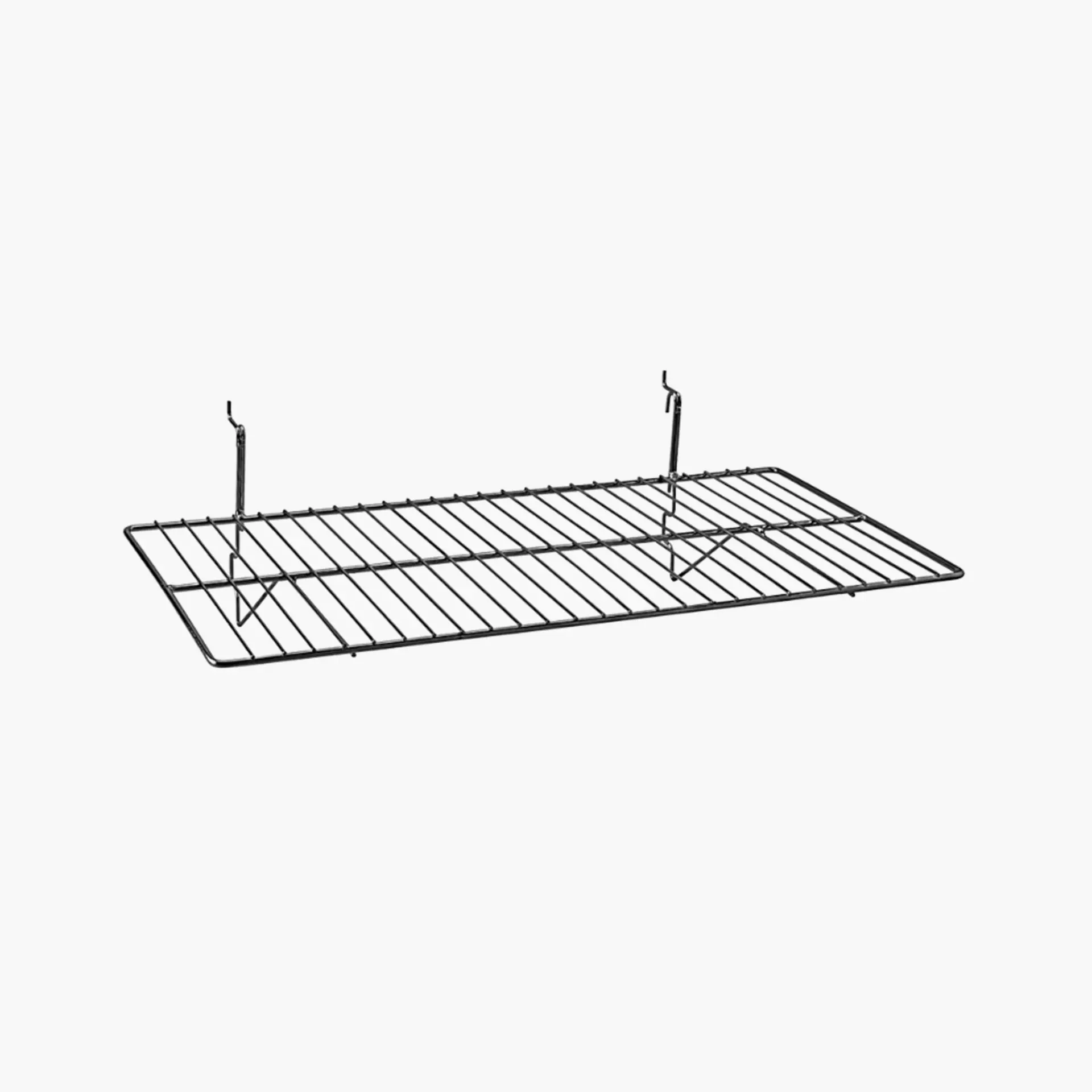 Black Gridwall Wire Shelf