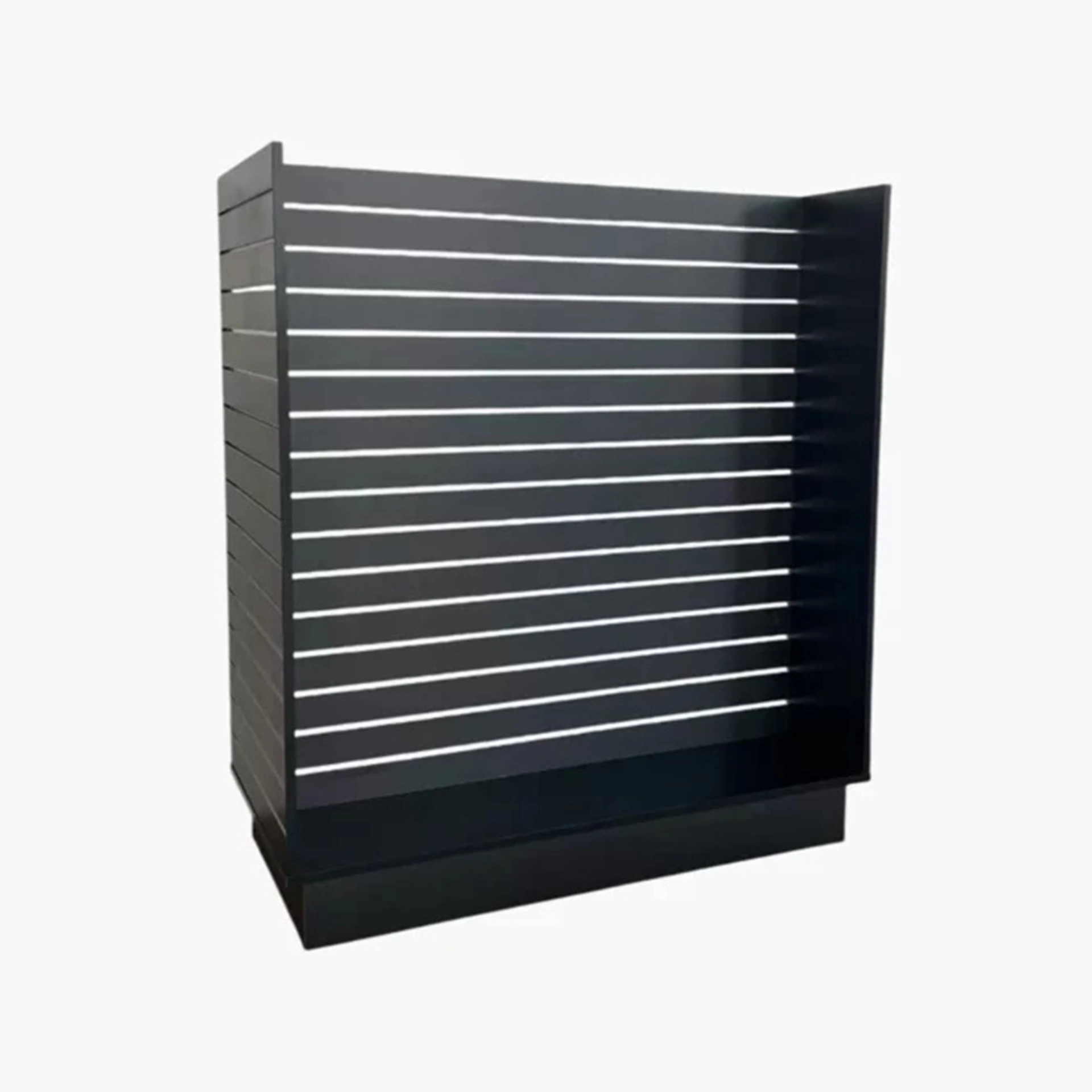 H-Unit Slatwall Gondola Display-With Metal Inserts-Four Side Slatwall 4’Ft Wide X 54” Height