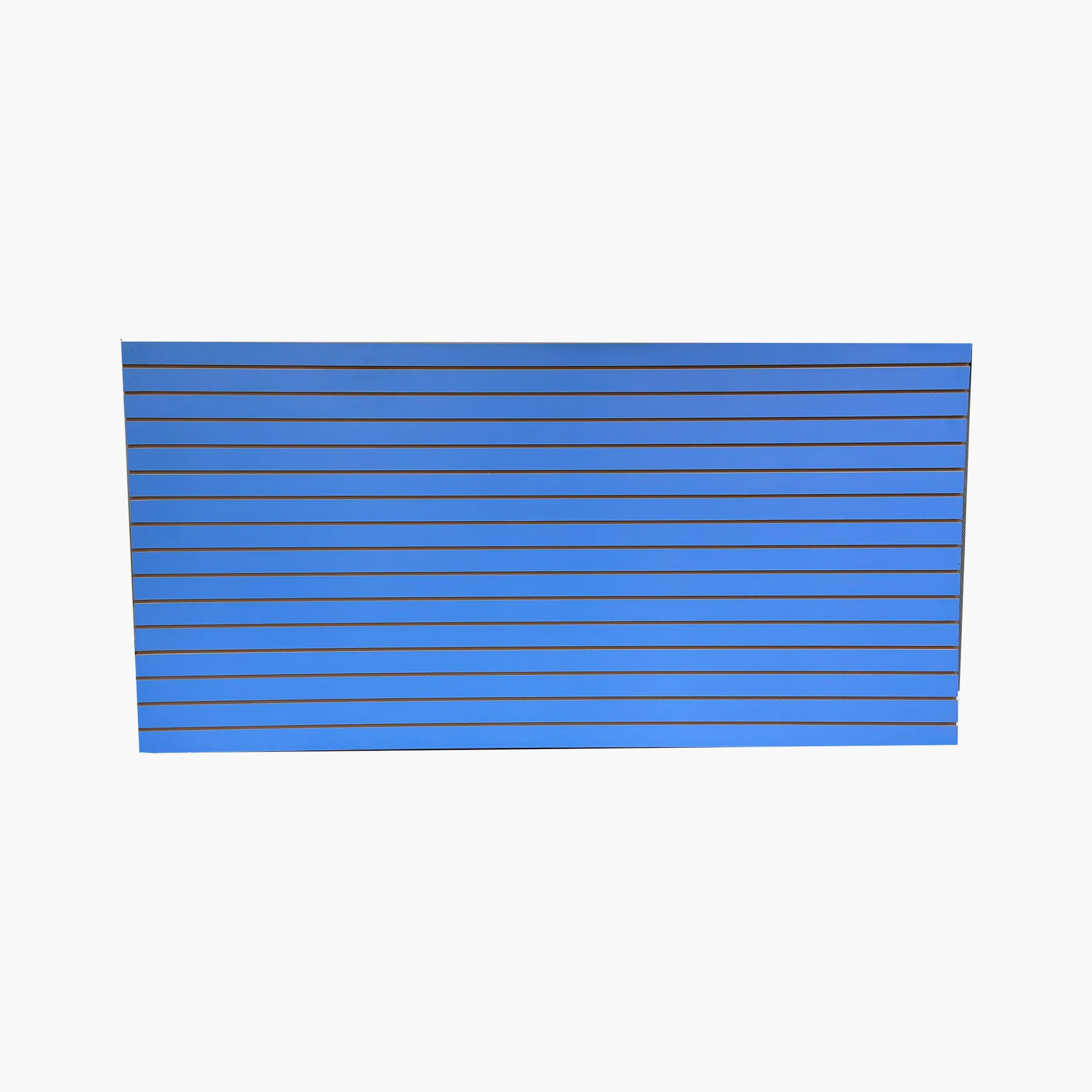 4x8ft Horizontal Blue MDF Slatwall Panel – Wall Display Panels