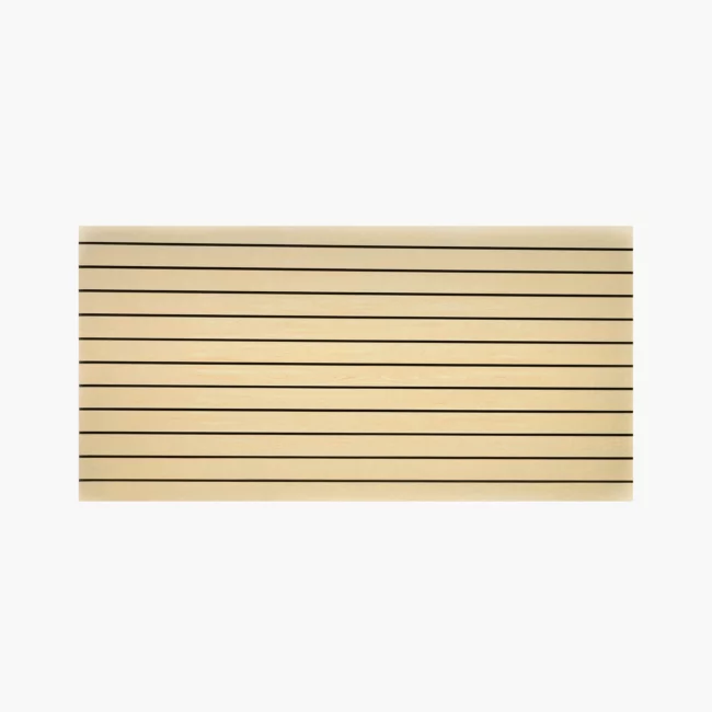 Horizontal Maple MDF Slatwall Panel Wall Display Panels