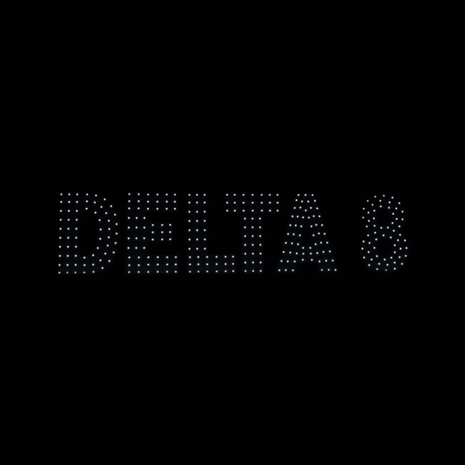 White LED Business Sign – Delta 8 - King Store Fixtures