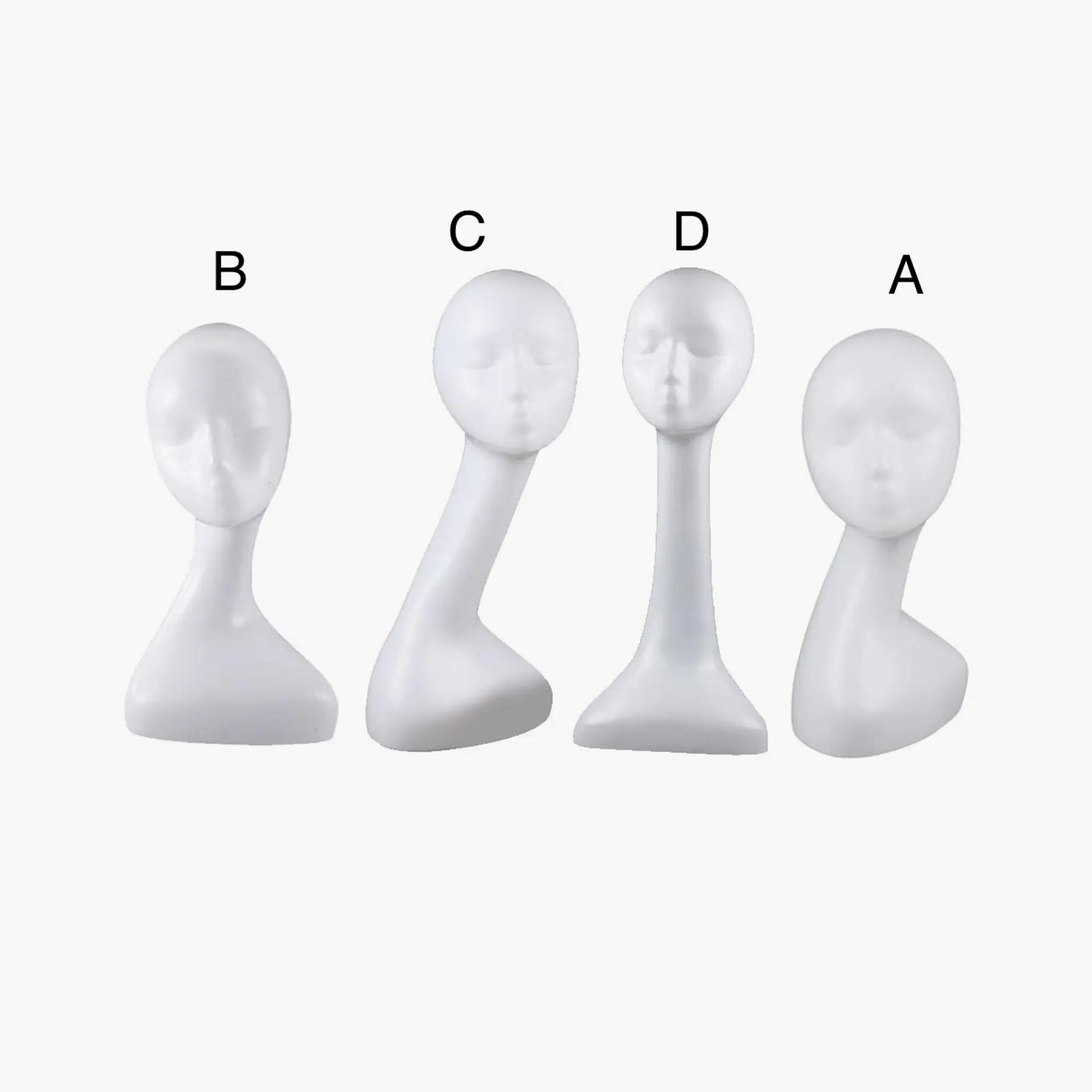 Female Mannequin Head for Wigs, Hats & Scarves
