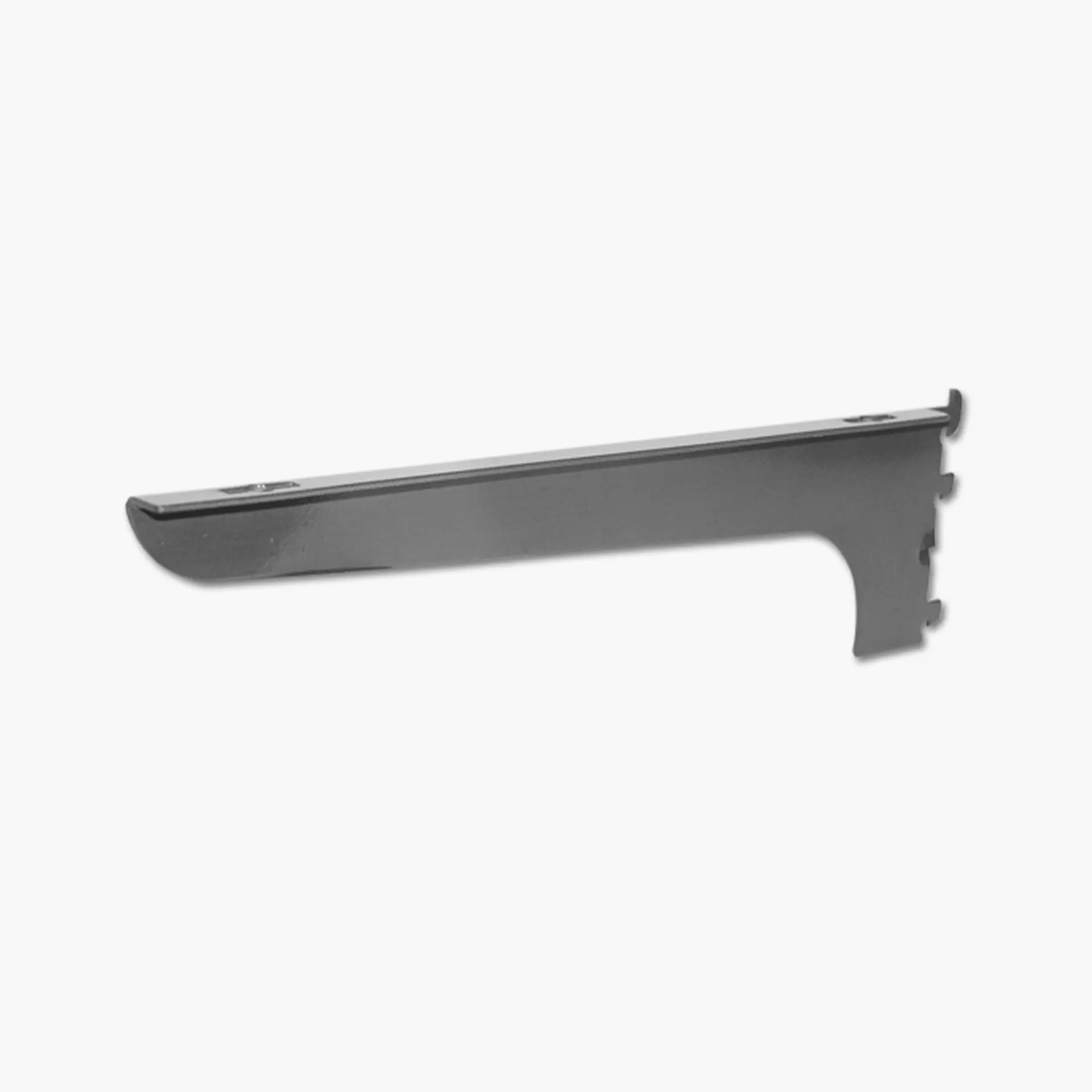 Satin Zinc Universal Line Wood Shelf Bracket