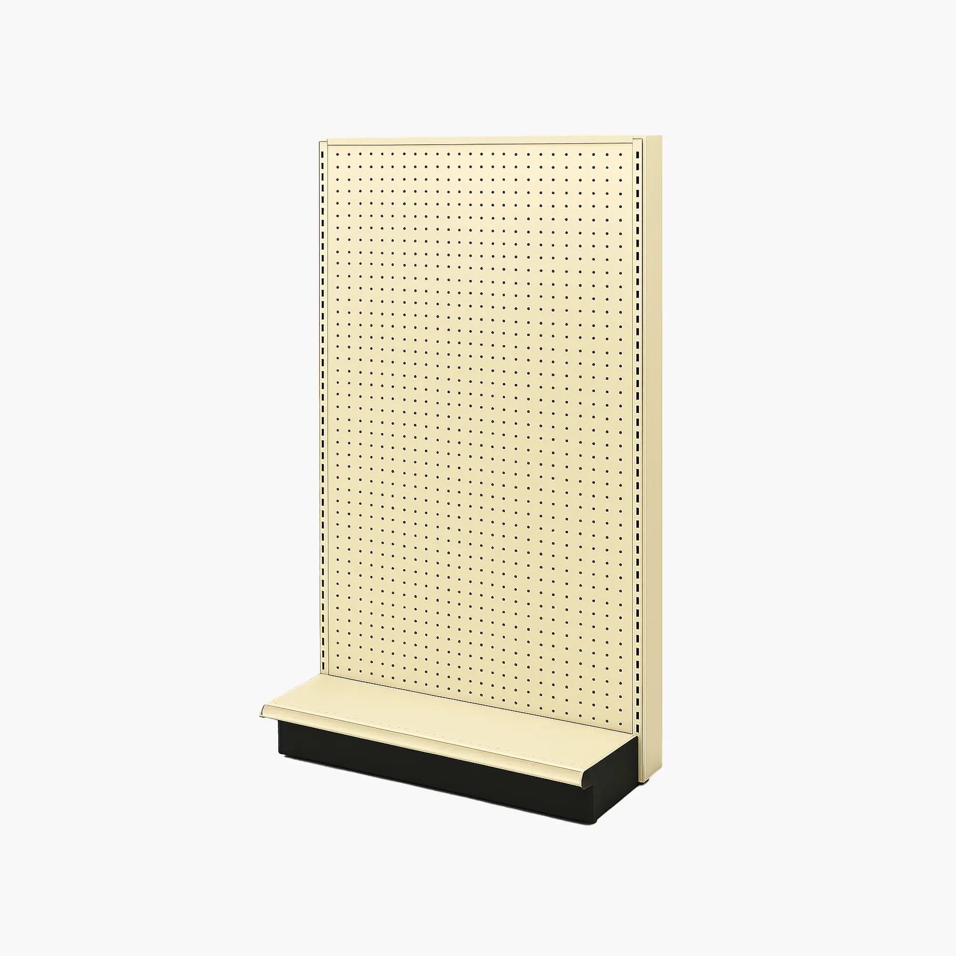 Beige Single Sided Gondola With End Cap