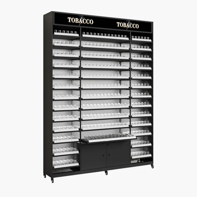 tobacco shelf for sale Cigarette Display Racks Cigar, Blunt Wraps or Candy Display Case Point of Counter Rack Retail Cabinet Organizer Store Display Shelves Supermarkets, Retail Stores, Bars ( Color : Clear Tobacco Fixtures and Cigarette Displays
