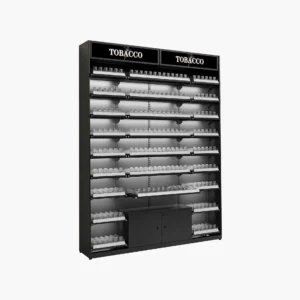 6 FT WIDE, 8 FT HEIGHT CIGARETTE DISPLAY STAND