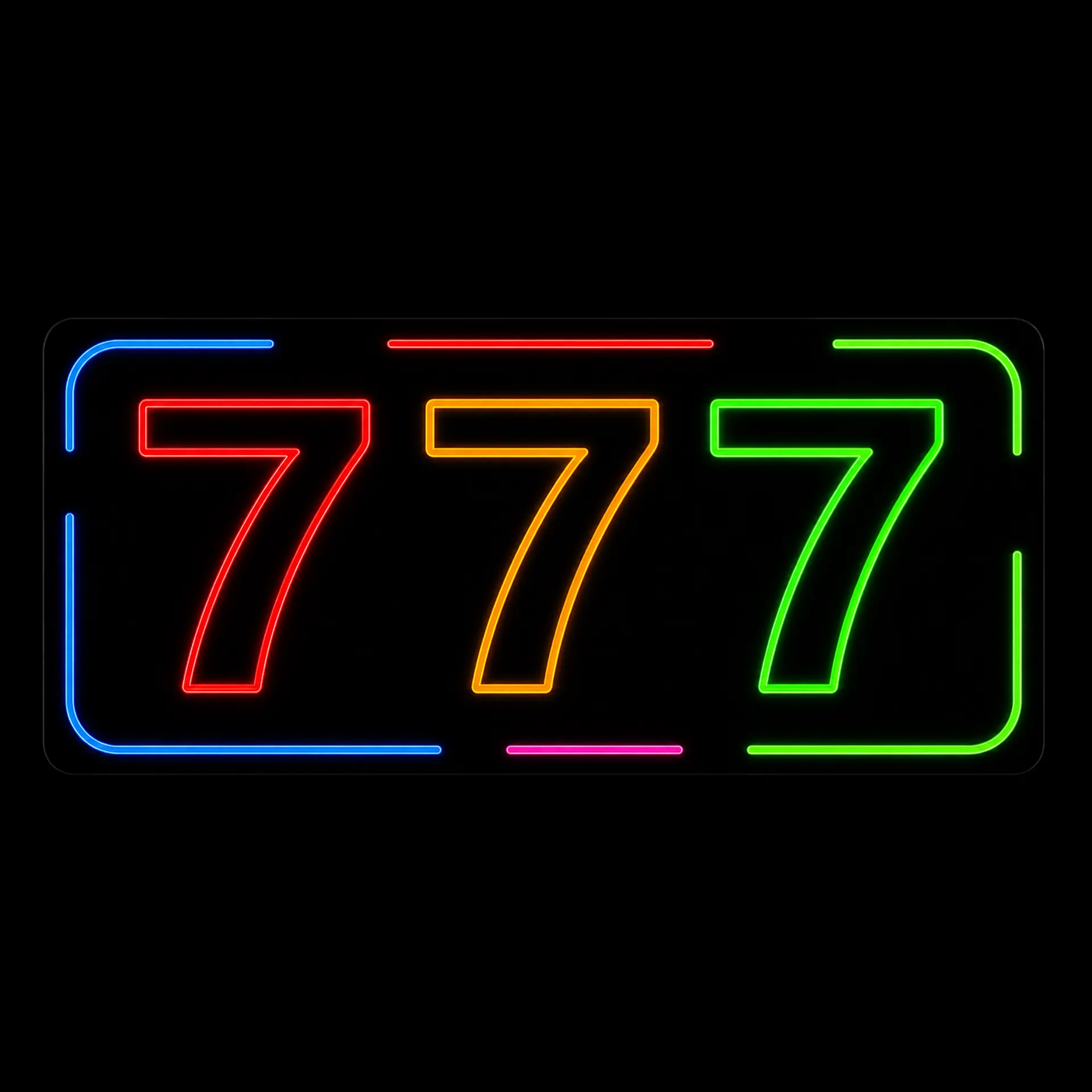 777 Neon LED Sign