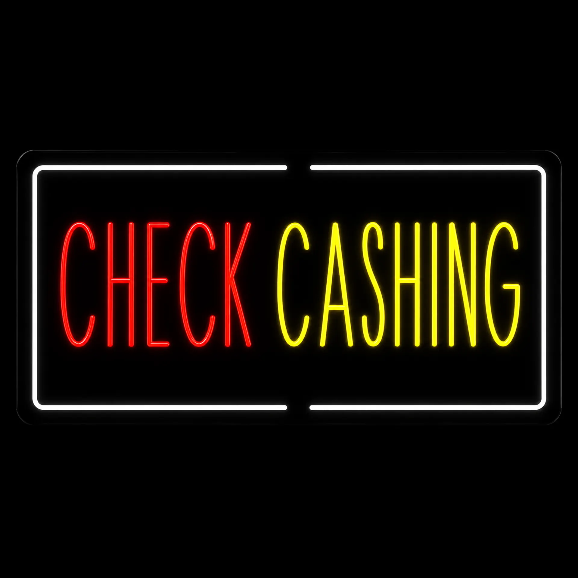 Check Cashing Neon LED Sign