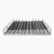 Commercial Cooler Display Roller Shelf System ABS and aluminum roller shelf with dividers and acrylic fence for beverage cooler merchandising