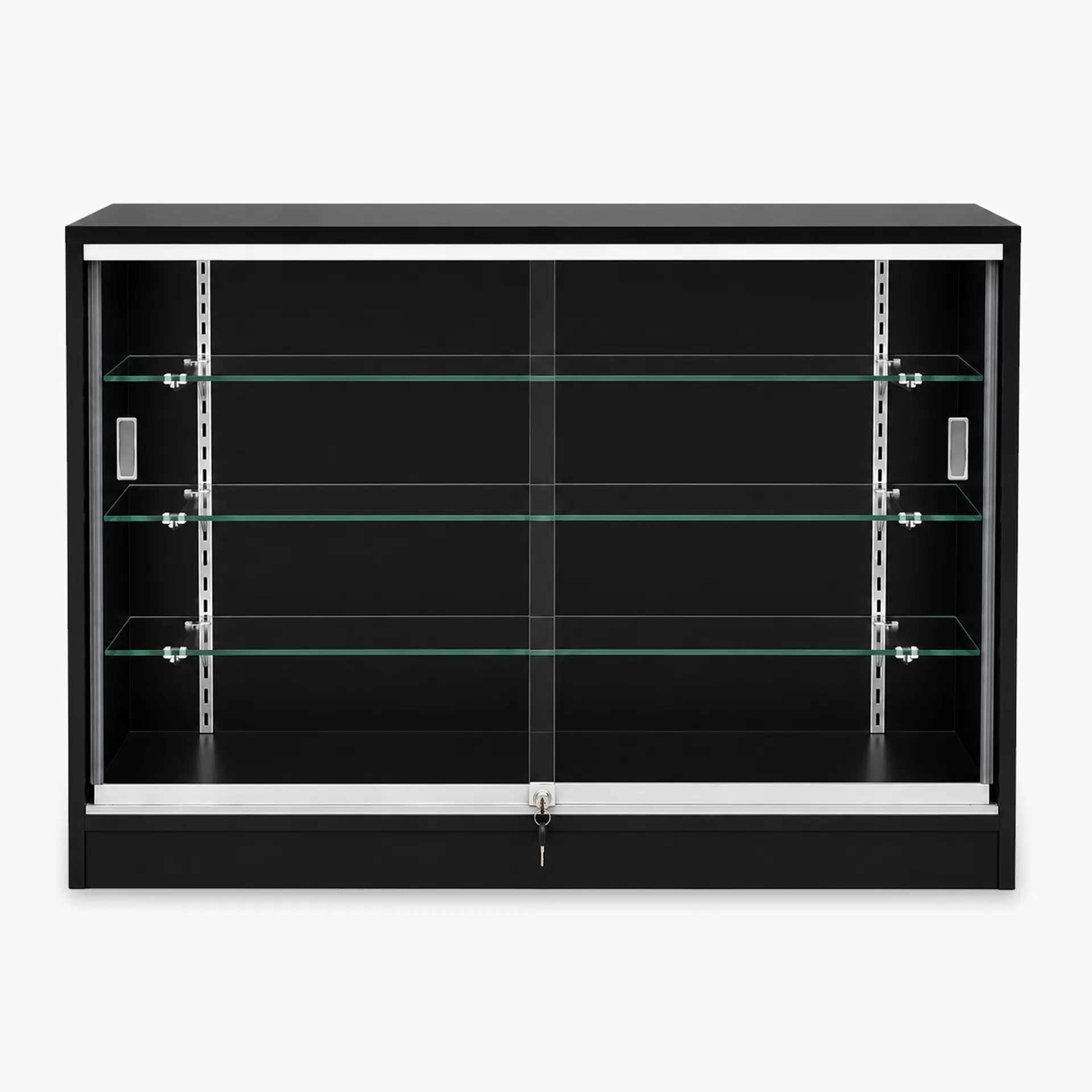 Flat Top Checkout Counter with Front Showcase