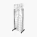 Metal gridwall T-leg support for freestanding retail display