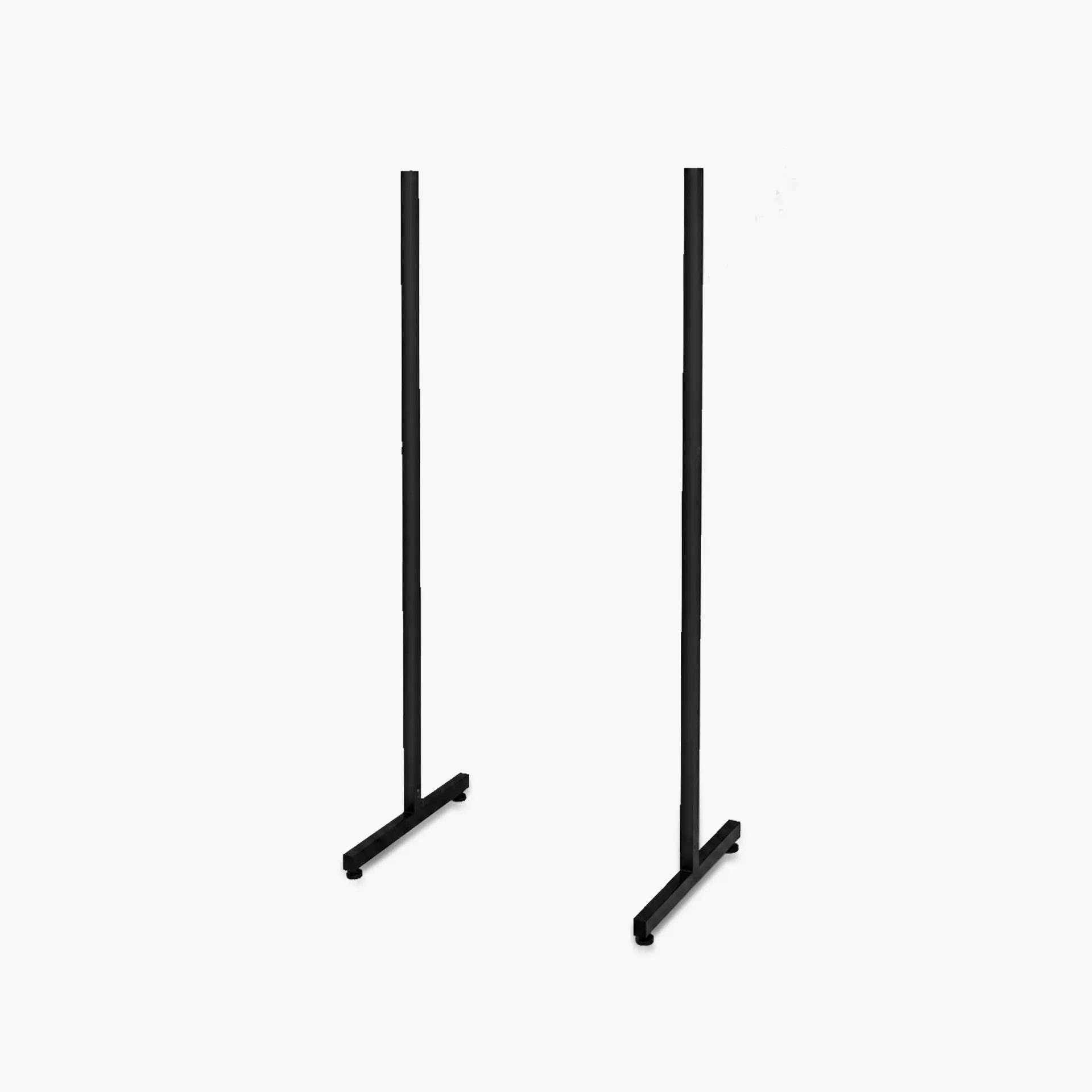 Heavy duty gridwall T-leg pair for freestanding retail displays